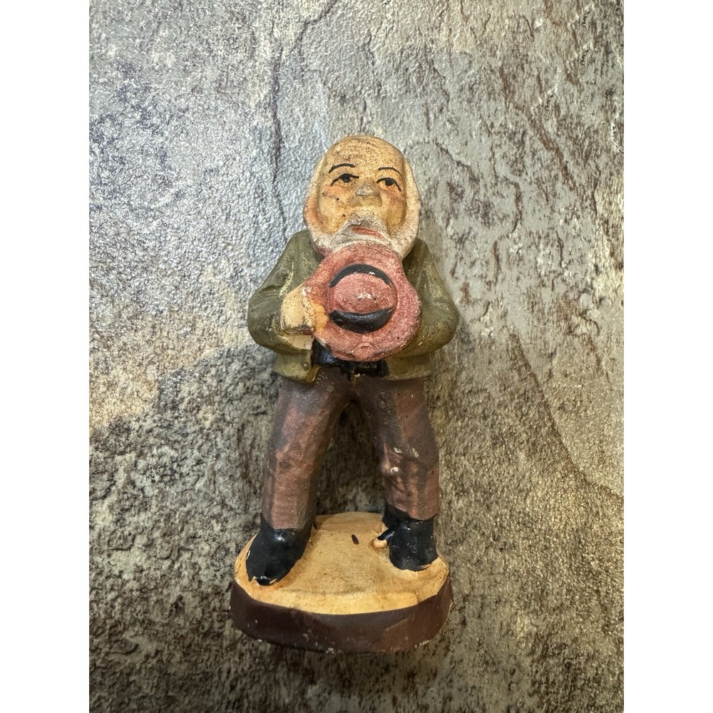 Vintage Japan Figurine Old Man apx 3.5" tall Decor‎